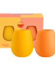 buttermilk + cantaloupe | fegg | silicone unbreakable glasses - porter green | style + sustainability
