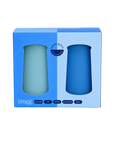 sky + kingfisher | stegg | silicone unbreakable highball glasses - porter green | style + sustainability