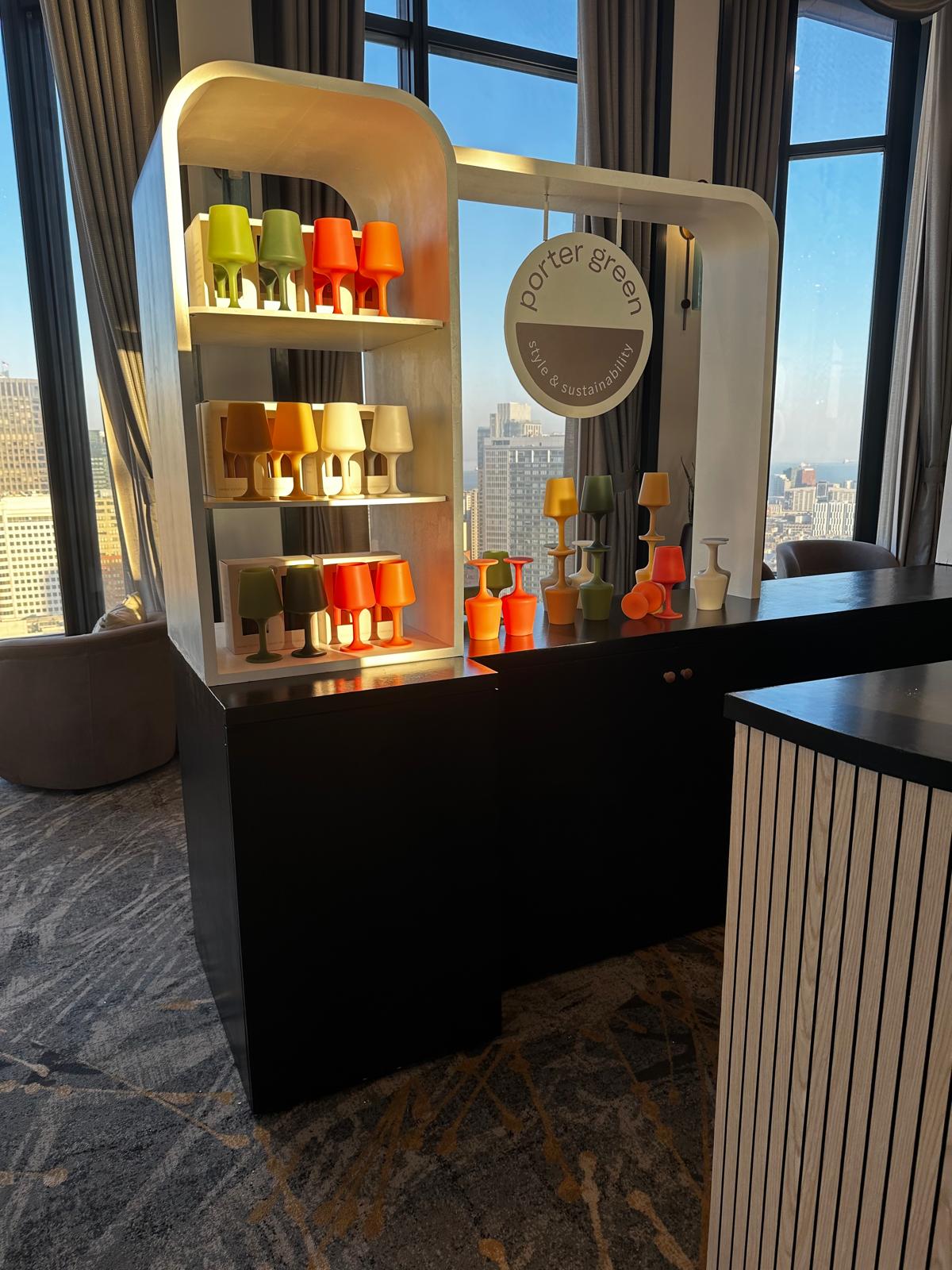 porter green at the Super Bowl LX Gifting Suite
