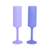 tanzanite + amethyst