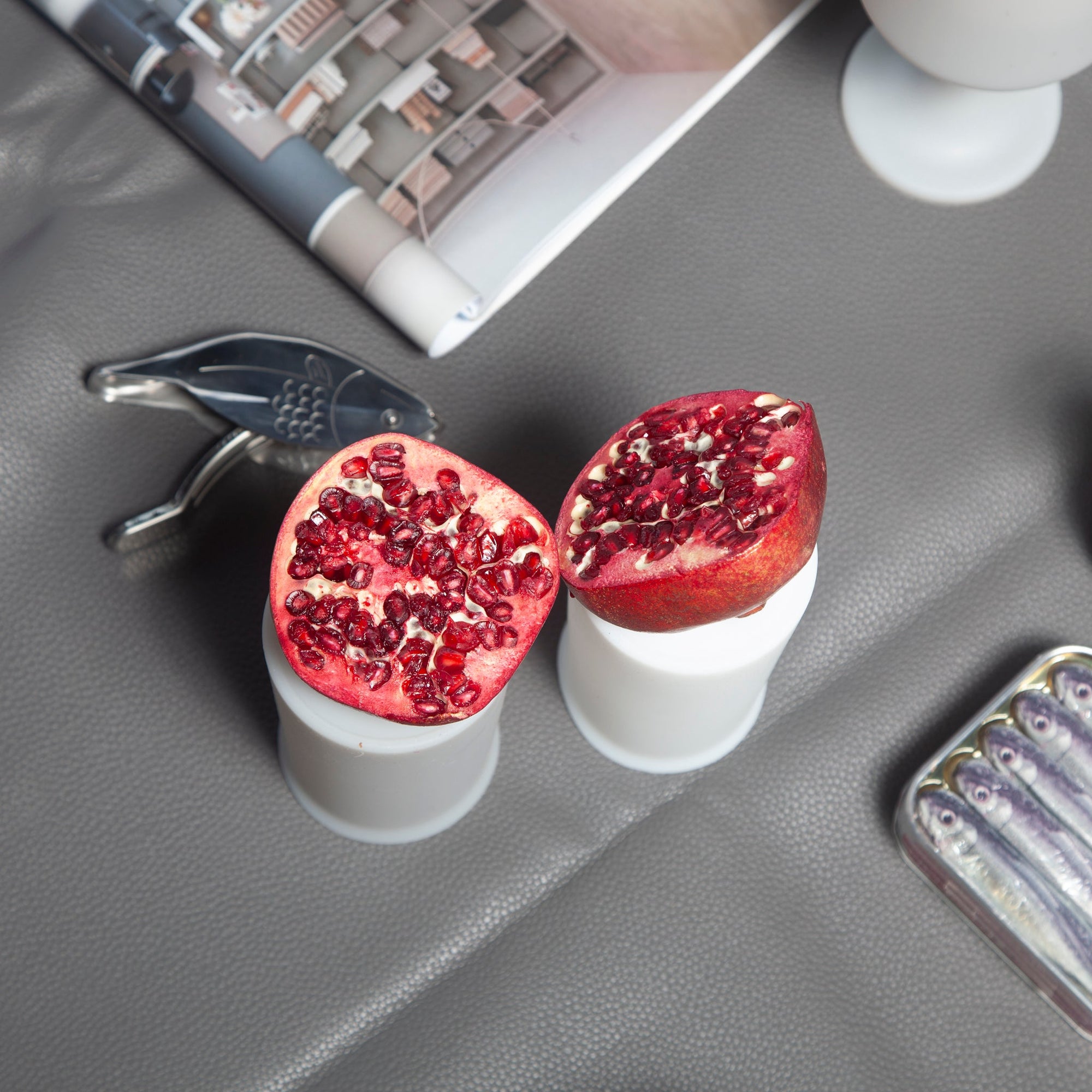 blanc + dove | stegg | silicone unbreakable highball glasses - porter green | style + sustainability