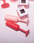 cherry + blush | seff | silicone unbreakable champagne flute - porter green | style + sustainability
