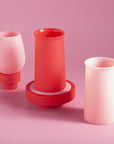 cherry + blush | stegg | silicone unbreakable highball glasses - porter green | style + sustainability