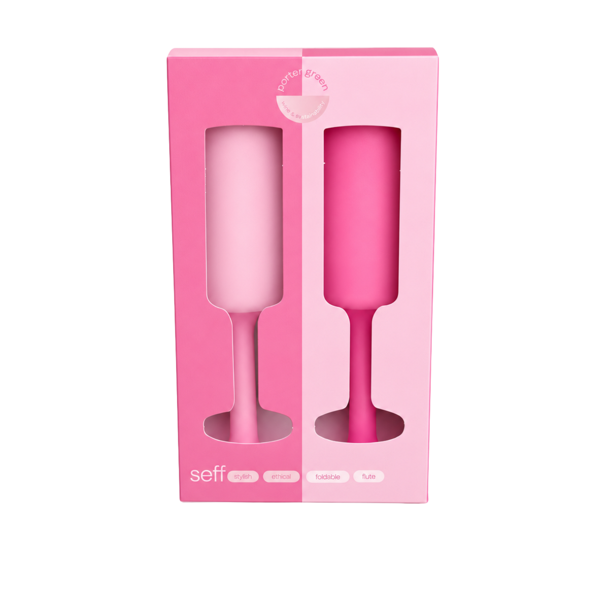petalo | seff | unbreakable silicone champagne flute | porter green