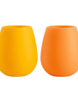 buttermilk + cantaloupe | fegg | silicone unbreakable glasses - porter green | style + sustainability