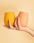 buttermilk + cantaloupe | fegg | silicone unbreakable glasses - porter green | style + sustainability