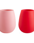 cherry + blush | fegg | silicone unbreakable glasses