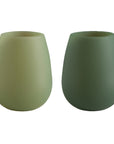 sage + olive | fegg | silicone unbreakable glasses