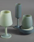 sage + olive | fegg | silicone unbreakable glasses