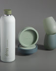 sage + olive | fegg | silicone unbreakable glasses
