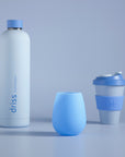 sky + kingfisher | fegg | silicone unbreakable glasses