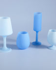 sky + kingfisher | fegg | silicone unbreakable glasses