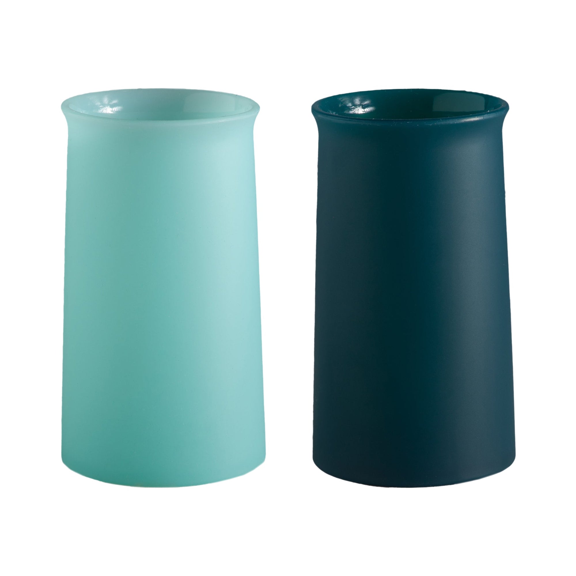 mist + ink | stegg | silicone unbreakable highball glasses - porter green | style + sustainability