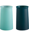 mist + ink | stegg | silicone unbreakable highball glasses - porter green | style + sustainability