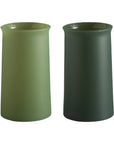 sage + olive | stegg | silicone unbreakable highball glasses - porter green | style + sustainability