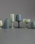 sage + olive | swepp | silicone unbreakable wine glasses - porter green | style + sustainability
