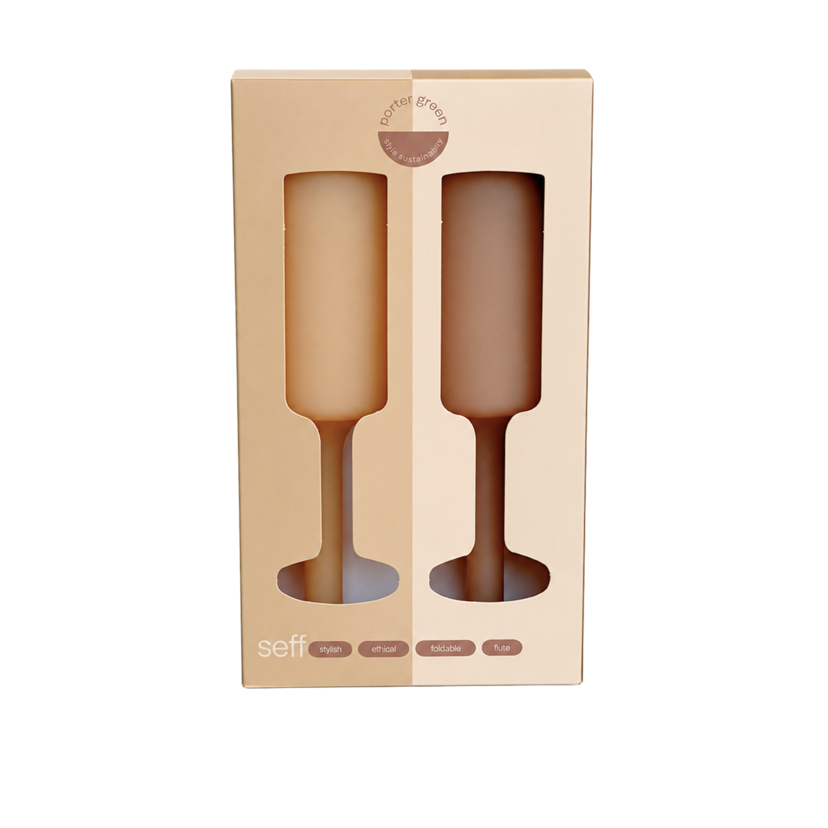 wheat + oat | seff | unbreakable silicone champagne flute | porter green, champagne flutes, unbreakable champagne flutes, champagne flute glasses, coloured champagne glasses, champagne flutes australia