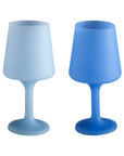sky + kingfisher | swepp | silicone unbreakable wine glasses - porter green | style + sustainability
