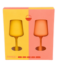 buttermilk + cantaloupe | swepp | silicone unbreakable wine glasses - porter green | style + sustainability
