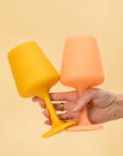 buttermilk + cantaloupe | swepp | silicone unbreakable wine glasses - porter green | style + sustainability