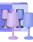tanzanite + amethyst | swepp | silicone unbreakable wine glasses - porter green | style + sustainability
