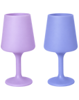 tanzanite + amethyst | swepp | silicone unbreakable wine glasses - porter green | style + sustainability