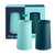 mist + ink | stegg | silicone unbreakable highball glasses - porter green | style + sustainability