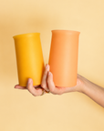 buttermilk + cantaloupe | stegg | silicone unbreakable glasses - porter green | style + sustainability