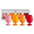 sunset | stemm | silicone unbreakable wine glasses - porter green | style + sustainability