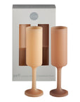 wheat + oat | seff | unbreakable silicone champagne flute | porter green, champagne flutes, unbreakable champagne flutes, champagne flute glasses, coloured champagne glasses, champagne flutes australia