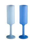 sky + kingfisher | seff | unbreakable silicone champagne flute | porter green, champagne flutes, unbreakable champagne flutes, champagne flute glasses, coloured champagne glasses, champagne flutes australia
