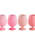 rose | stemm | silicone unbreakable wine glasses