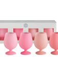 rose | stemm | silicone unbreakable wine glasses