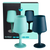 mist + ink | swepp | silicone unbreakable wine glasses - porter green | style + sustainability
