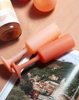 terra + peach | seff | silicone unbreakable champagne flute - porter green | style + sustainability