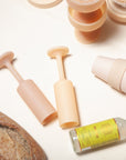 wheat + oat | seff | silicone unbreakable champagne flute - porter green | style + sustainability