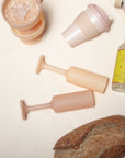 wheat + oat | seff | silicone unbreakable champagne flute - porter green | style + sustainability