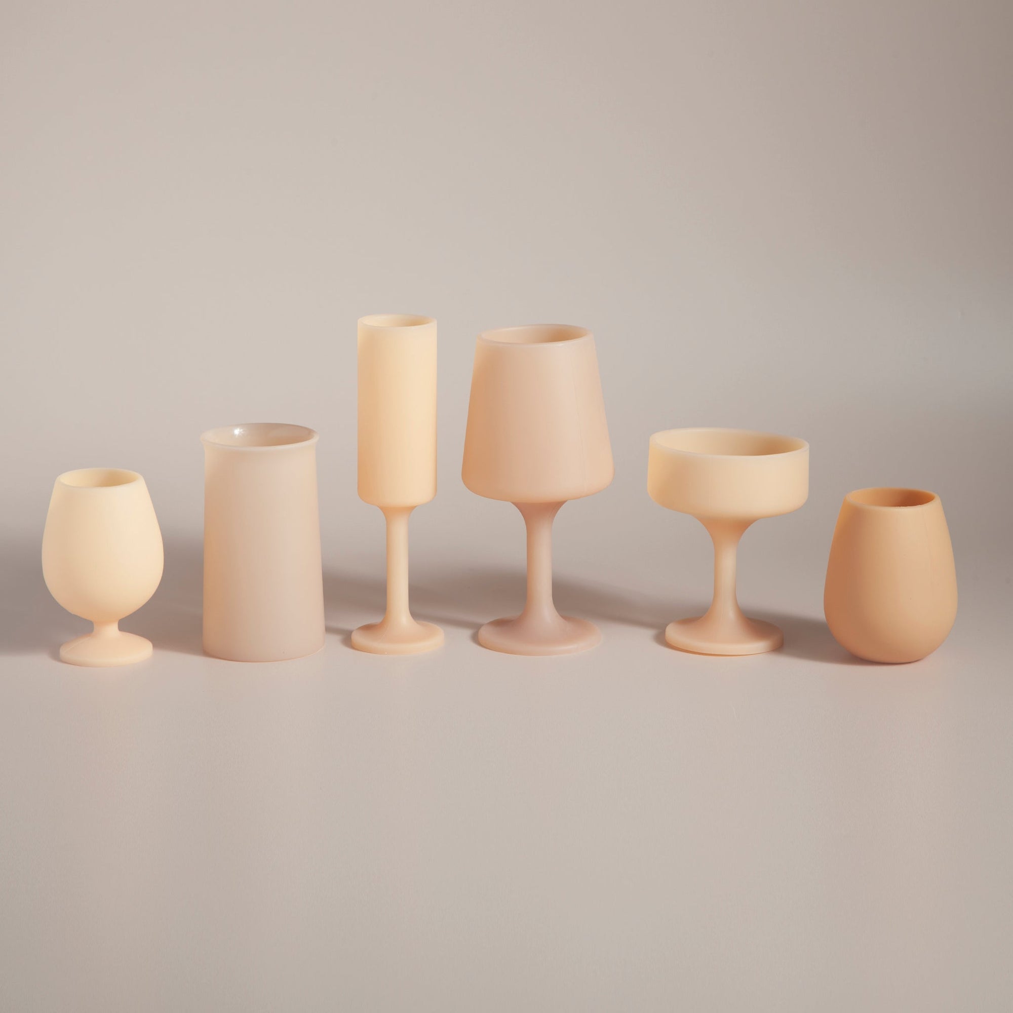 wheat + oat | stegg | silicone unbreakable highball glasses - porter green | style + sustainability